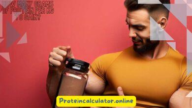 How Many Grams of Protein Per Kg to Gain